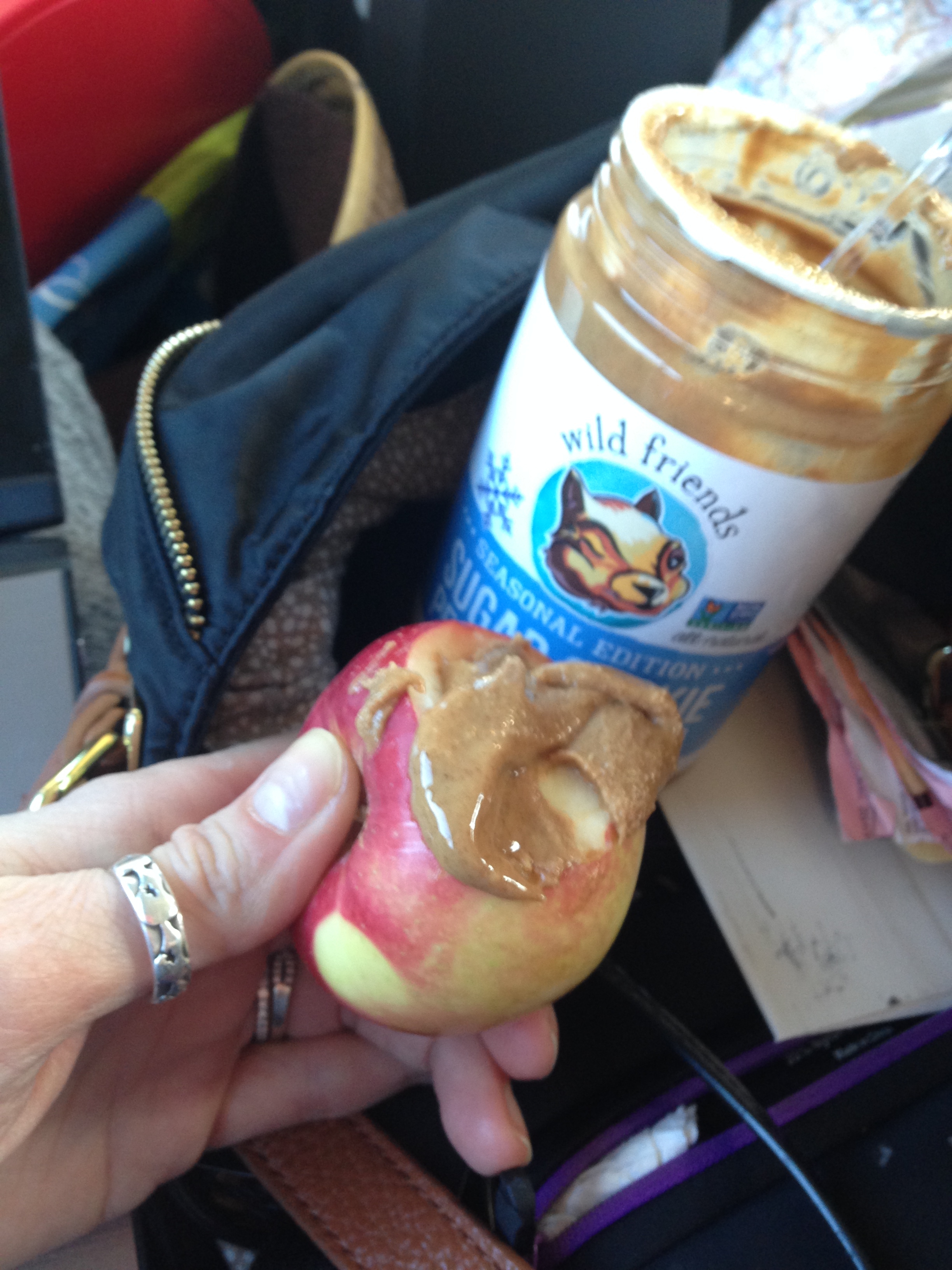 apple with wild friends peanut butter