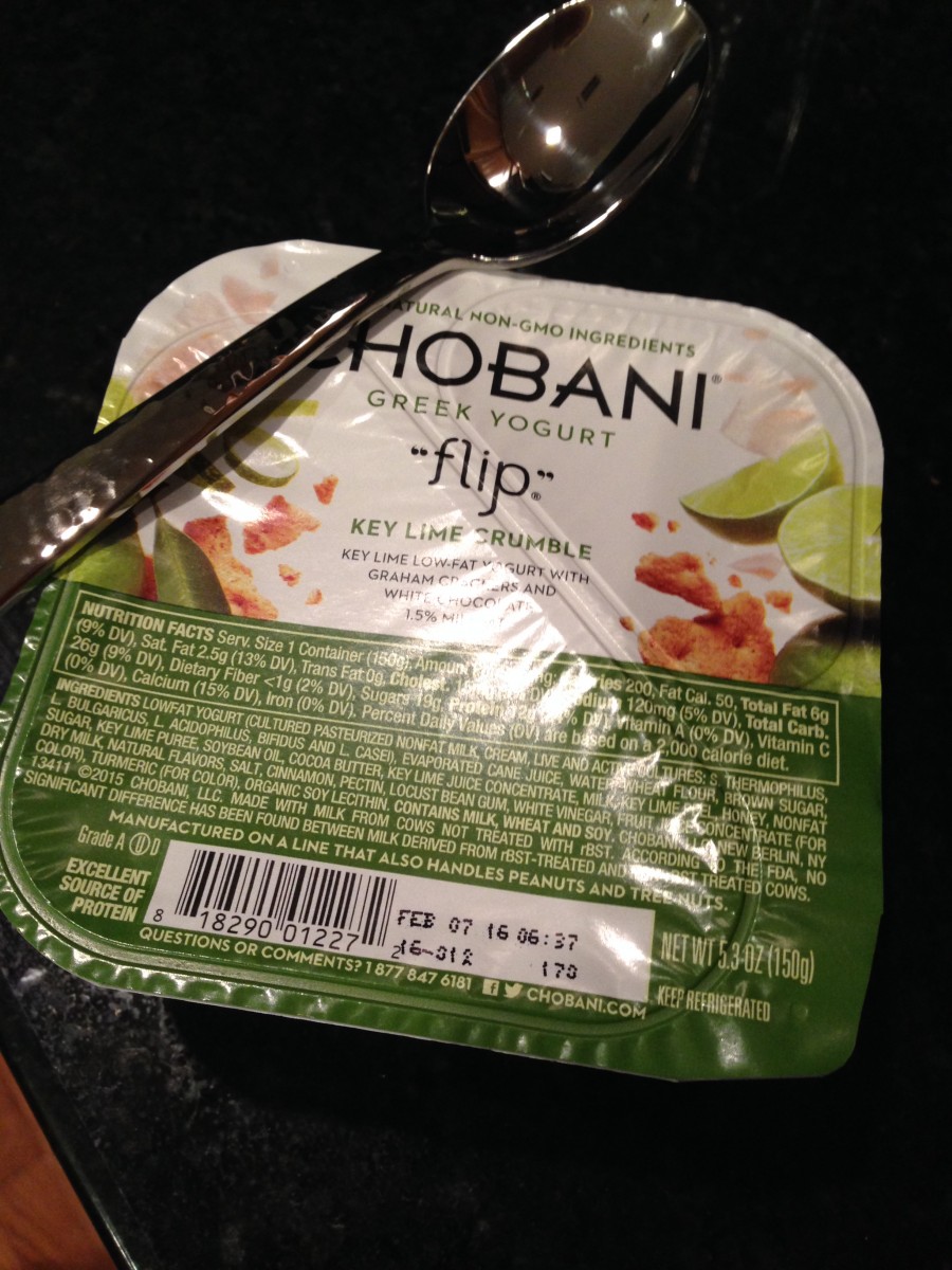  what i ate after 2 hour run, chobani