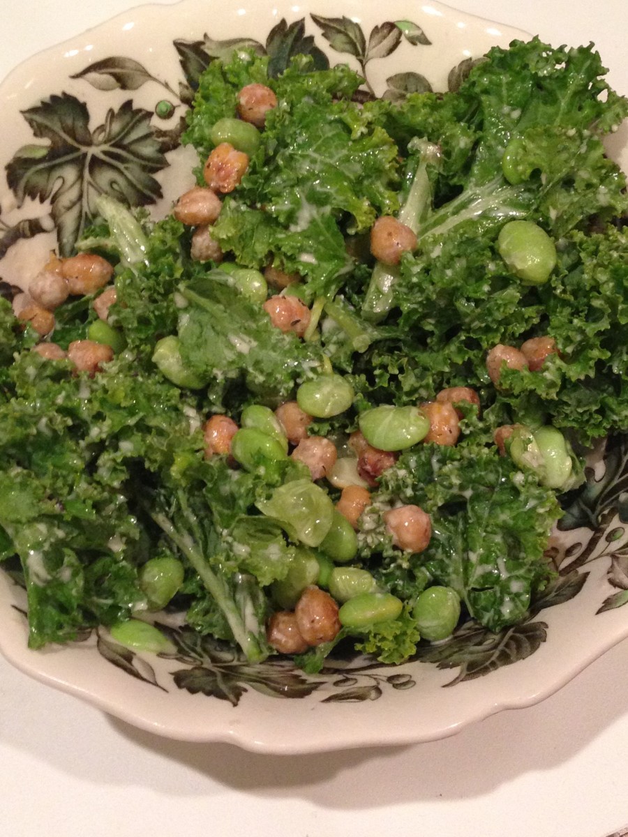 kale chickpea salad