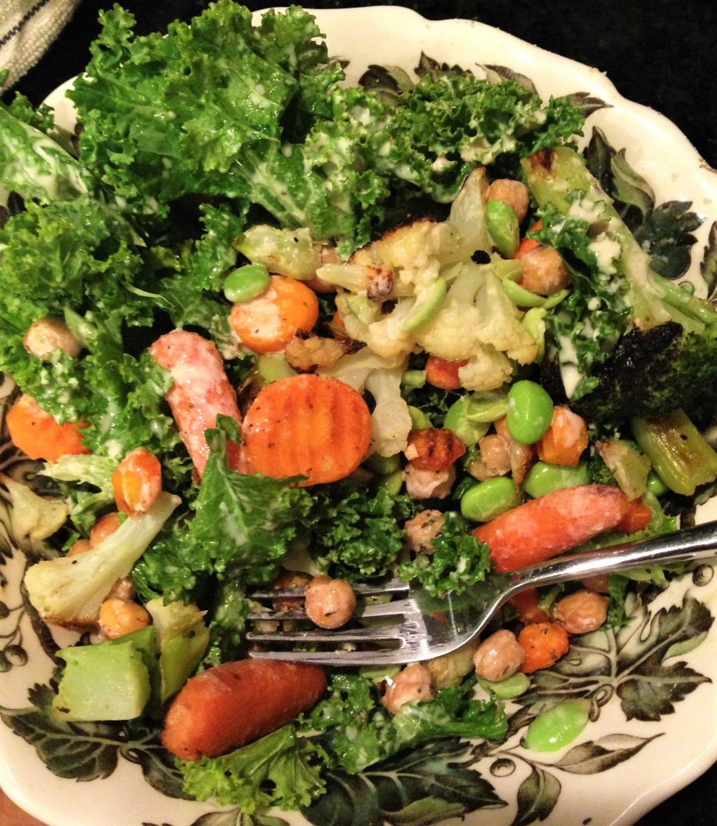 kale salad leftovers