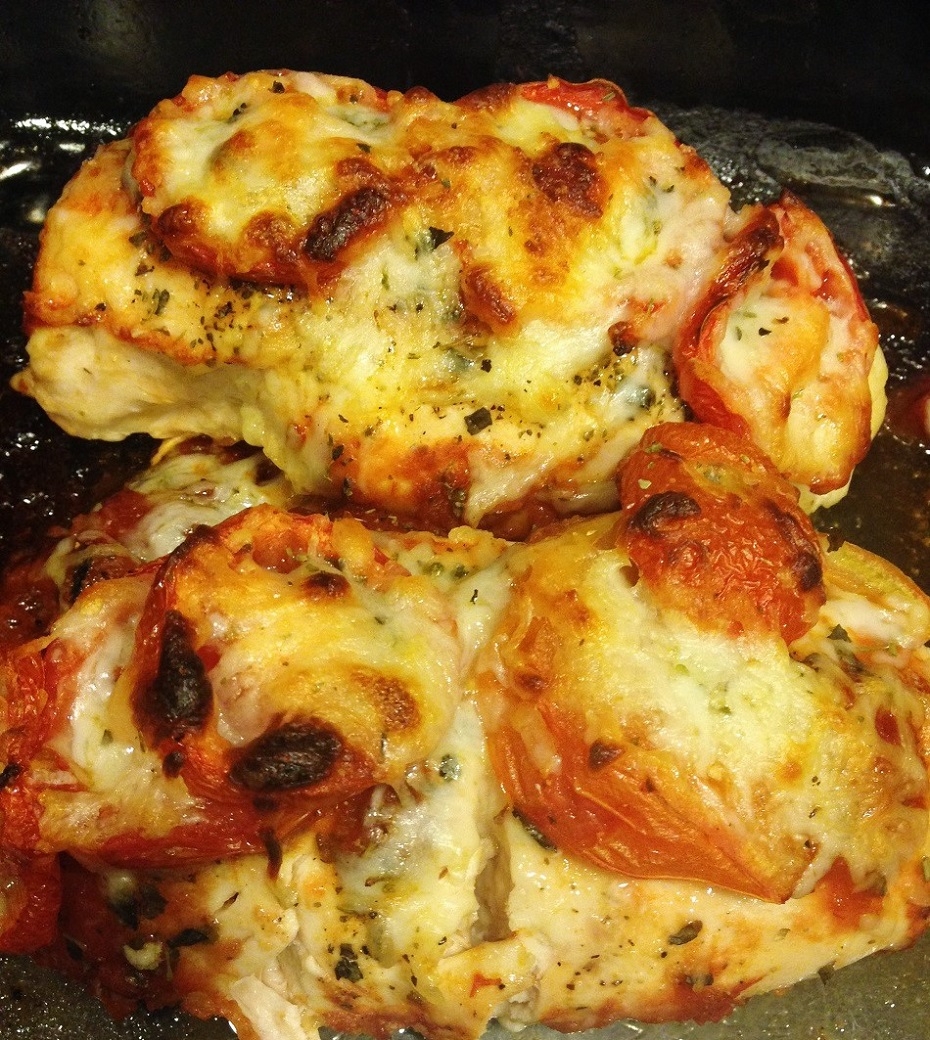 one pan cheesy chicken baked