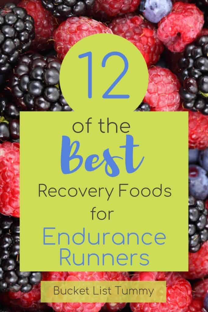 Recovery Foods for Exercise with text overlay | Bucket List Tummy