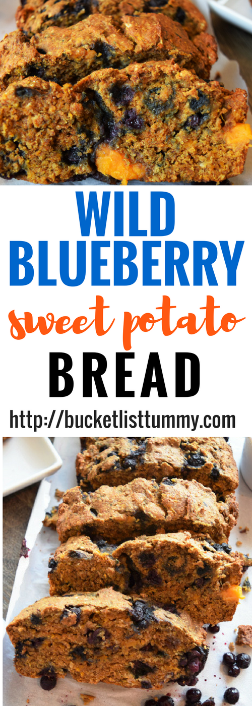 Wild Blueberries, Wild Blueberry Sweet Potato Bread, Sweet Potato Bread