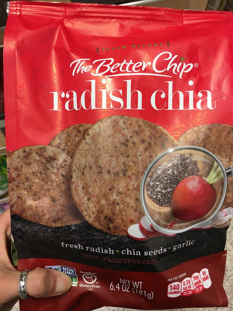 Radish Chia Chips