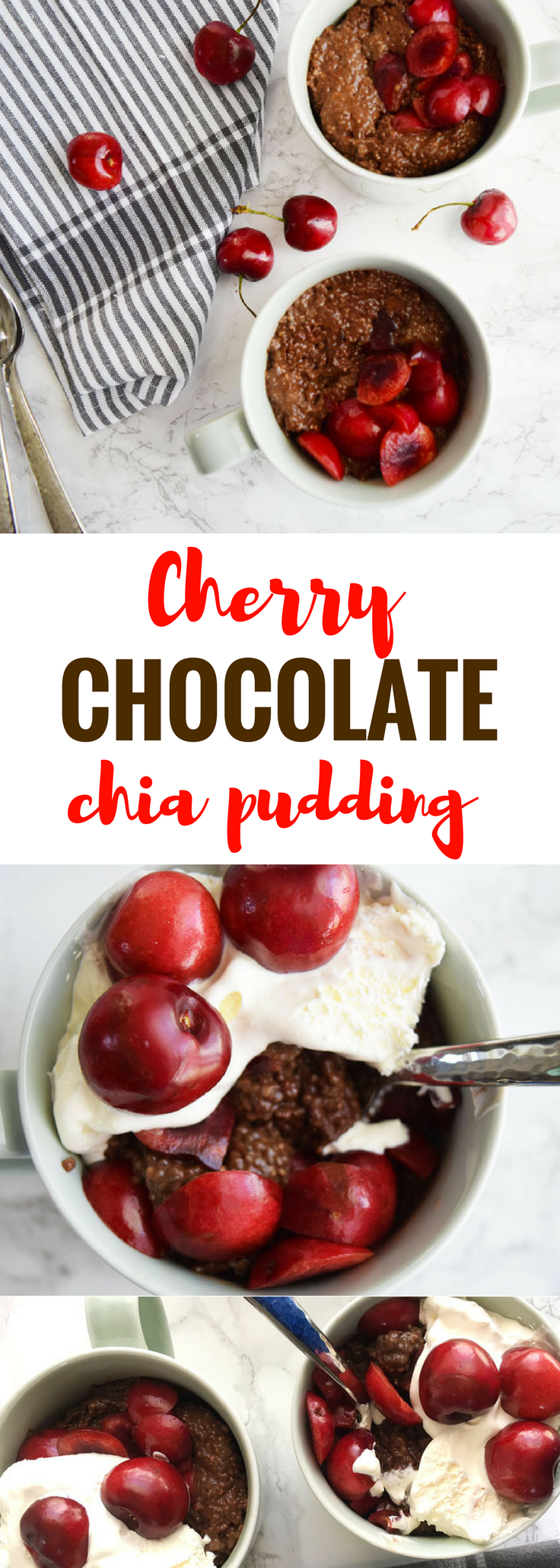 Cherry Cocoa Chia Pudding