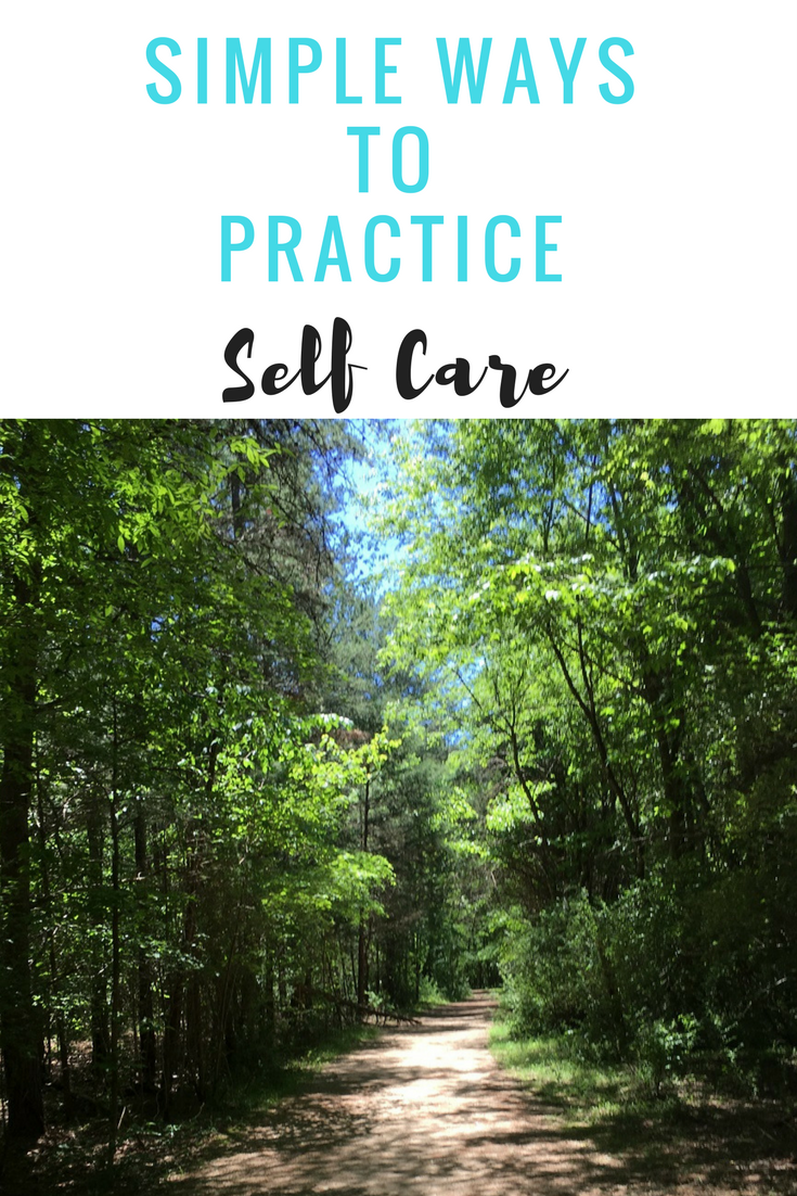 Simple forms of self care, self care