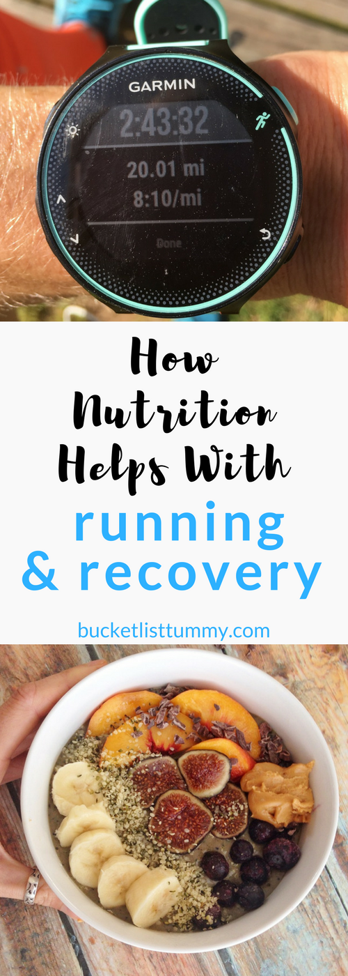 How Nutrition Helps with Running and Recovery || Marathon Training || Nutrition and Running