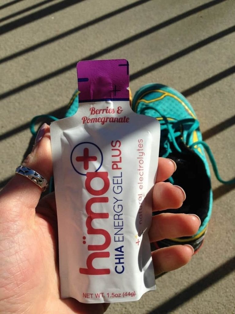Huma plus gel with running sneakers