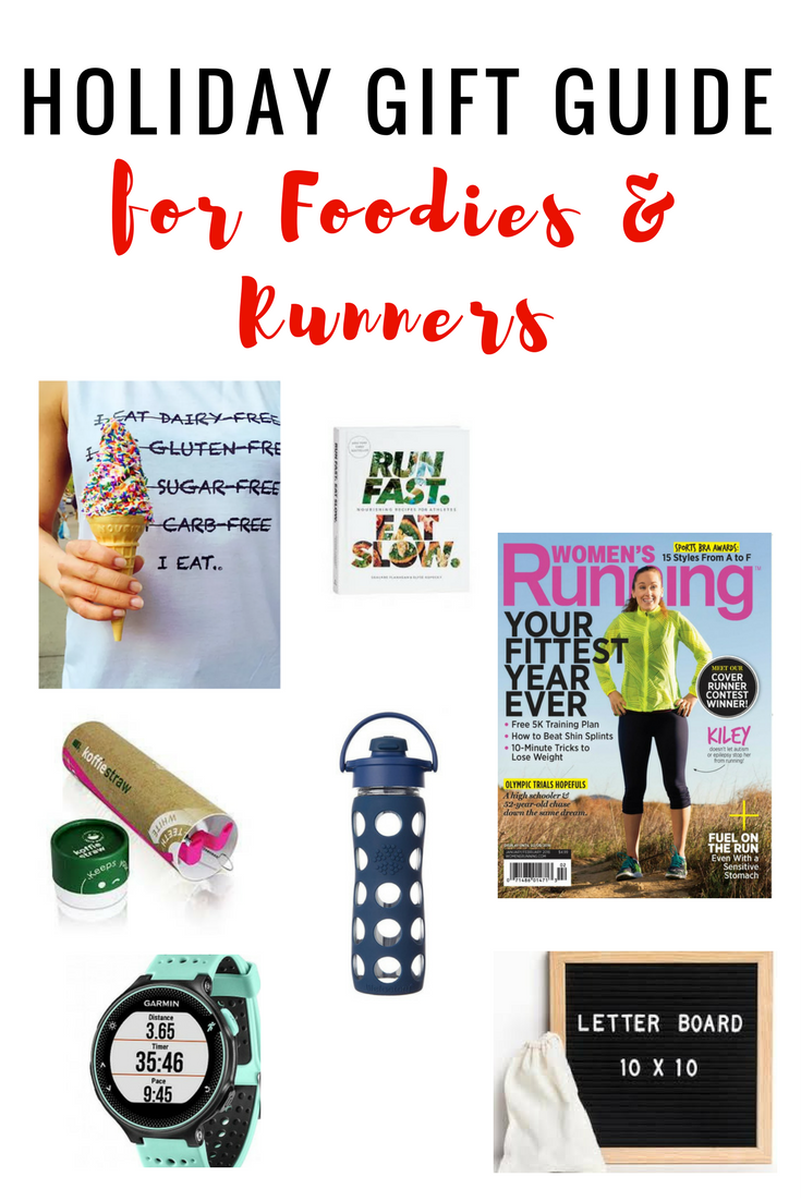 2017 Holiday Gift Guide for Foodies and Runners