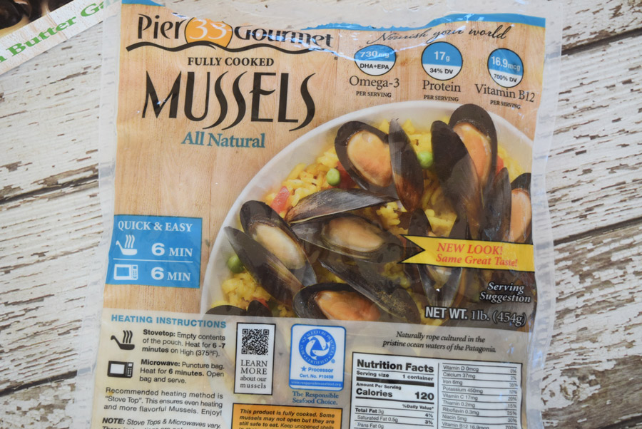 Pier 33 mussels pack fully cooked