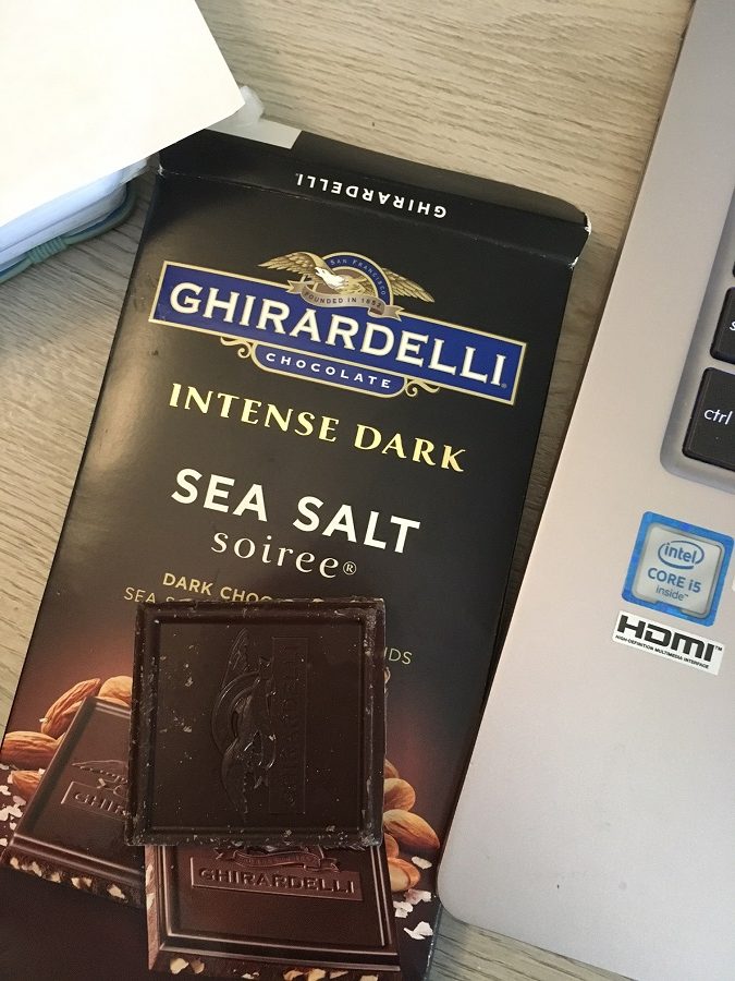 ghiradelli intense dark chocolate sea salt bar