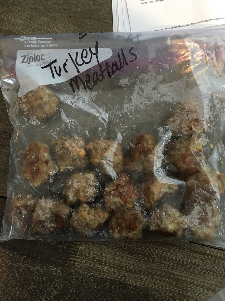 Meal Prep I've Done for Baby, Turkey meatballs