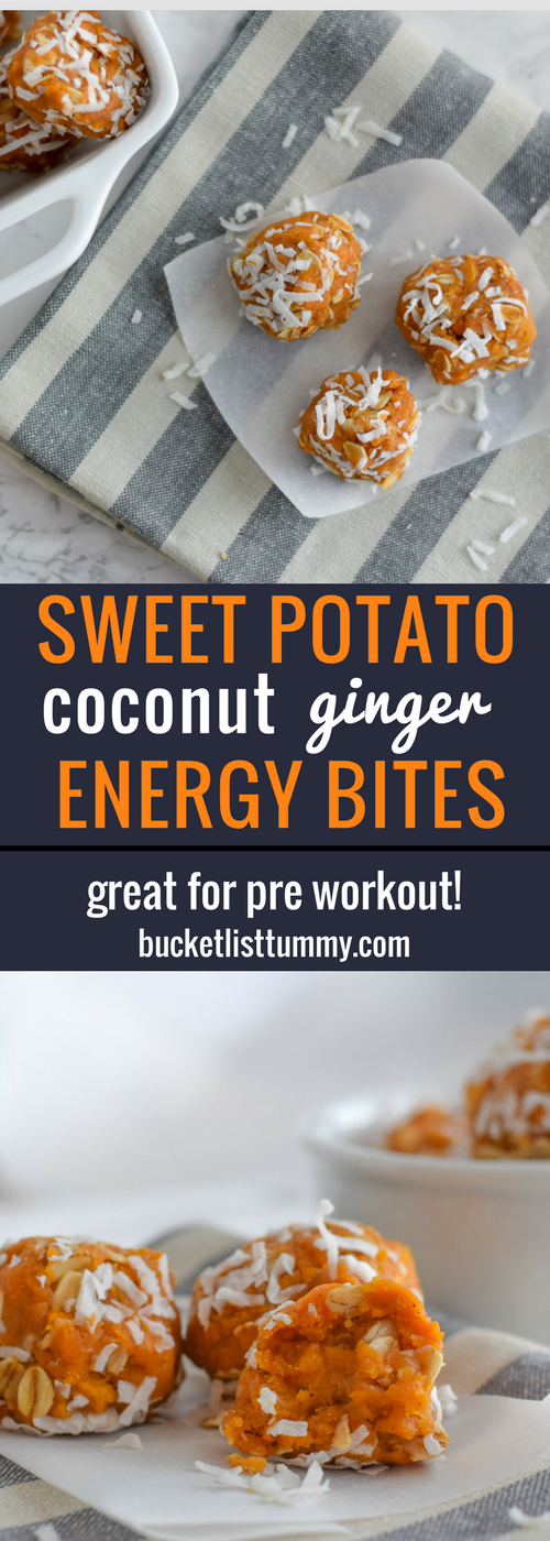 Sweet Potato Energy Bites | Pre Workout Snacks