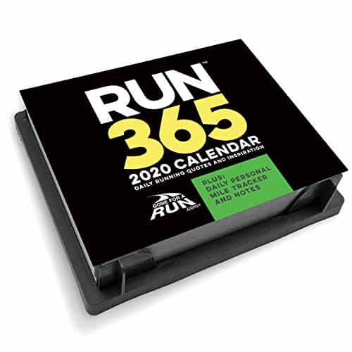 Run 365 running calendar of motivational tips for 2020