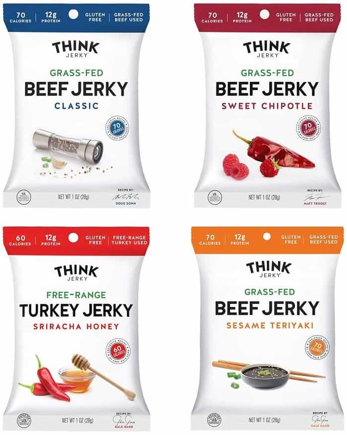 amazon stock image of think beef jerky